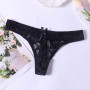 New Arrival Sexy Lace Thong Panties Woman Hollow out Solid See Through Women Panties S M L XL Women Underwear Breath