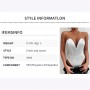 Bodysuit Woman White Sexy V-Neck Tube Top One-Piece Top Female Tight-Fitting Bottoming Shirt Slim Top Bodysuit