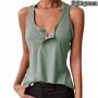 Summer Women'S Vest Solid Color Stitching V-Neck Camisole Women'S Knitted Short Slim Sleeveless Shirt Women'S Casual Top