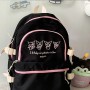 Sanrio Hello Kitty Bags Cartoon Kuromi Black Backpacks Women Shoulder Bag Y2k Student Schoolbag Japan Korean Style Tote Backpack