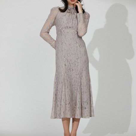 Long Sleeve High Waist Bodycon Dress