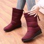 Winter Boots Women Ankle Snow Boots Waterproof Shoes Woman Down Plush Shoes Ladies Platform Boots Casual