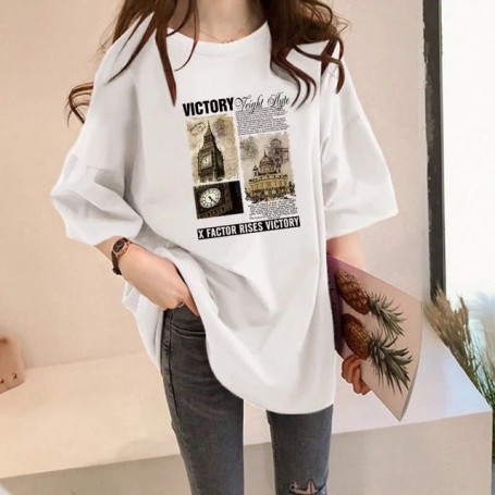Summer Loose Short-Sleeved T-shirt Women's Inner Half-Sleeved Bottoming Shirt T-Shirt New Large Size Women's Top Ins