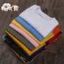 Summer New T Shirt for Men 100% Cotton Tshirt No Fading Solid T-shirts Oversize White T-shirty High Quality Casual Tops