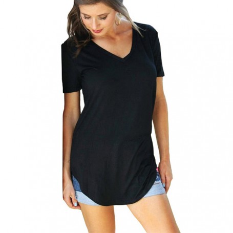 Plus Size 3XL 4XL 5XL T Shirt Women T-shirt Large Sizes Tshirt Casual Long Tunics Female Tops WhiteTee Shirt Femme Summer 2022