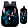 2pcs Hot Sale Cute Stitch Children Kindergarten School Bags Girls Toddler Nursery Backpack For Kids Boys with Pen Case