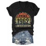 Vintage 1962 Limited Edition 60th Birthday Short Sleeve 100% Cotton T-shirt