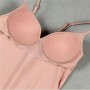 Women Solid Padded Bra Spaghetti Camisole Top Vest Female Camisole With Built In Bra 6 Colors