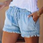 Fashion Women Denim Shorts Jeans All-Match Sexy Summer Women High Waist Short New Lady PUsh Up Skinny Slim Denim Shorts