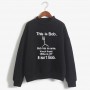 This is Bob Bob has no arms Print Woman Sweatshirt Korean O-neck Knitted Pullovers Thick Autumn Candy Color Loose Women Clothing