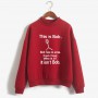 This is Bob Bob has no arms Print Woman Sweatshirt Korean O-neck Knitted Pullovers Thick Autumn Candy Color Loose Women Clothing