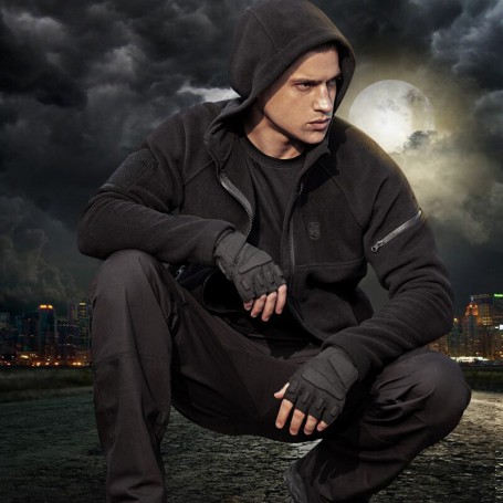 Mens Pullover Jacket Winter Casual Solid Jumper Coats Clothes Thicken Warm Sweatshirts Pocket Button Long