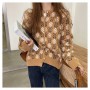 Spring Autumn Women Young Style Prairie Chic Flowers Raglan Sleeve Floral Harajuku Sweater Knitted Cardigan Jumpers Thin clothes