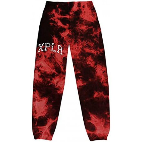 New Arrival Sam and Colby XPLR Shatter Red Tie Dye Pullover Hoodies Suit Unisex Casual Fashion Sweatshirt