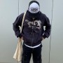 Anime Print Gothic Hoodies Women Zip Up Long Sleeve Pocket Streetwear Jacket Coats Men Korean Fashion Punk Hooded Sweatshirt