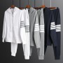 Oversized Hoodies Women Sweatshirts Zip Up Tracksuit Set Plus Size Long Sleeve Top Korean Zipper Jacket Luxury Designer Clothing