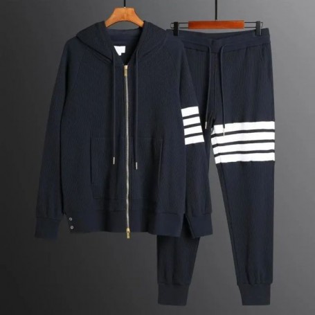 Oversized Hoodies Women Sweatshirts Zip Up Tracksuit Set Plus Size Long Sleeve Top Korean Zipper Jacket Luxury Designer Clothing