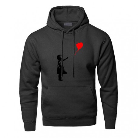 World Peace Hoodies Sweatshirts Men Girl Banksy Love Hooded Sweatshirt Hoodie Winter Autumn Warm Print Streetwear