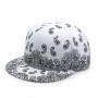 Baseball Cap Hats Fashion Paisley Flat-Brimmed Cap Hip Hop Men's Women's Hip Hop Flat-Top Cap Performance Casual Hat