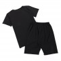 7 Colors Women 2pcs Short Set Solid Short Sleeve Slim T-Shirt Tops High Waist Elastic Band Shorts Set For Lady Yoga Workout Suit