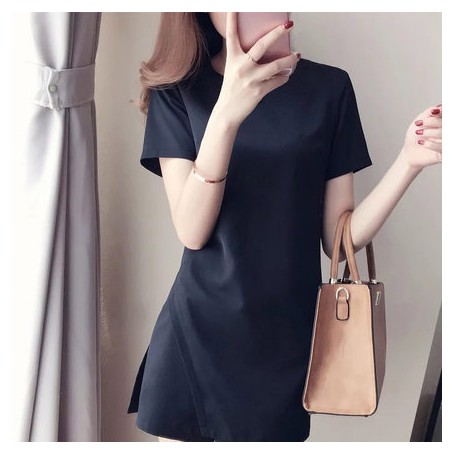 New Women's Fashion White Black Suit Split Shirt and Shorts Summer Casual Ladies Office Workt Two-piece Suit Set