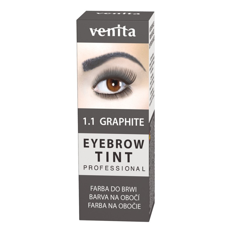 Professional eyebrow tint farba do brwi w proszku graphite