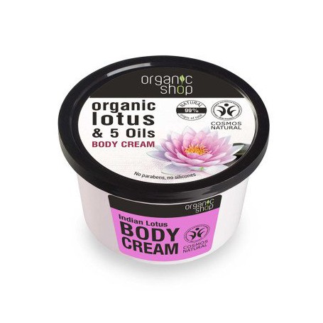 Organic Lotus & 5 Oils Body Cream krem do ciała Indyjski Lotos 