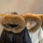 Winter Women Parkas 90% White Duck Down Jacket Large Real Raccoon Fur Collar Hooded Warm Women's Feather Coat Outwear Black