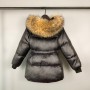 Winter Women Parkas 90% White Duck Down Jacket Large Real Raccoon Fur Collar Hooded Warm Women's Feather Coat Outwear Black