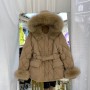 Winter Jacket 90% White Duck Down Coat Women Female Real Fox Fur Hooded Puffer Jacket With Natural Fox Cuffs Parkas