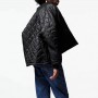 Women's Bomber Jacket Black Coat Zipper Fashion Outwear Solid Casual Loose Thin Coat Autumn Winter Coat Streetwear Jacket TRF