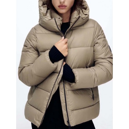 Puffer Hooded Fashion Stylist Winter Coat Women