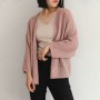 Ladies Spring Knit Cardigan New Loose Fashion Comfortable Lazy Wind Thin Hollow Knit Jacket Air Conditioning Shirt