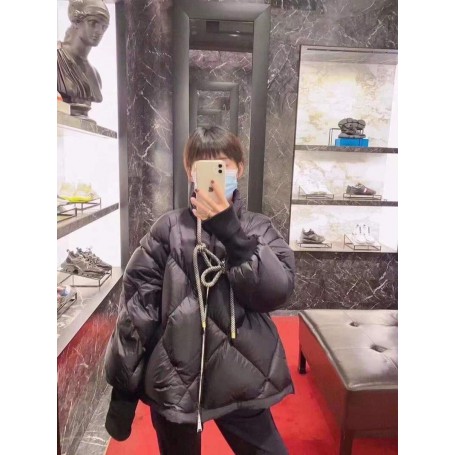 High Quality Winter Women Down Sleeves Detachable Puffer Jackets 90% Goose Fillers Patchwork Casual Black Grid Thicker Outerwear