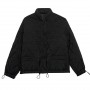 Women's Parkas Jackets Coat With Hoody Button Fashion Outwear Solid Warm Outrwear Female Elegant Jacket Casual Woman Coat TRF