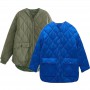 Women's Bomber Coats Blue Coat Plaid Outwear Solid Purple Parkas Ladies Plaid Button Jacket Warm Streetwear Woman Jacket TRF INS