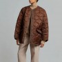 Women's Parkas Jackets Bomber Coat Oversize Outwear Casual Loose Fashion Vintage Button Pocket Ladies Thin Patchwork Jacket Coat