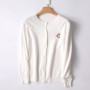 Couple cashmere sweater cardigan men's and women's cardigan autumn and winter fashion sweater cardigan knitted sweater coat