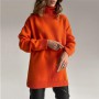 Loose Solid Turtleneck Sweater Women Casual Long Sleeve Autumn Winter Knitted Pullover Basic Female Jumper