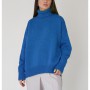 Women Turtleneck Sweater Chic Autumn Winter Thick Warm Pullover Top Oversized Casual Loose Knitted Jumper Female Solid Pull