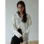 Streetwear Hollow Out Female Cardigan Long Sleeve Korean Style Knitted Single Breasted Turn-down Collar Sweater Women