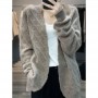 Woman's Thick Long Sleeve  Cardigan Casual Loose