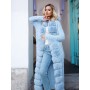 Faux Fur Knitted Cardigan Women Fashion Long Sleeve Jumper Casual Loose Patchwork Hooded Solid Open Stitch Chic Solid Sweater