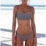 Bikini Swimsuit Beachwear Push Up Padded Bra Top G- String Panties Swimming Underwear Bathing Suit Beach Wear Show Up