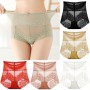 Women Sexy Lace Underwear High Waist Panties Plus Size Lingerie Female Knickers Pants Seamless Briefs Breathable Lady Underpants