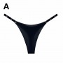 Sexy Thong For Women Underwear Briefs Seamless Panties Low Rise T Pants Luxury Metal Buckle G String Bikini Girls Female Panty