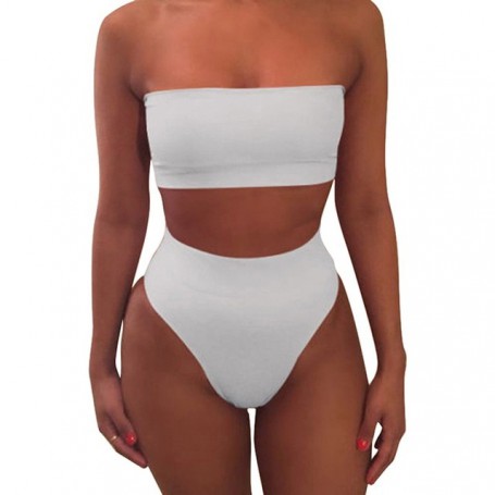 High Waist Bikinis Swimsuits Women Push Up Swimwear