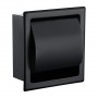 Paper Holders Modern Wall Mount Matte Black 304 Stainless Steel Bathroom Toilet Paper Holder WC Roll Paper Tissue Box 2248MB