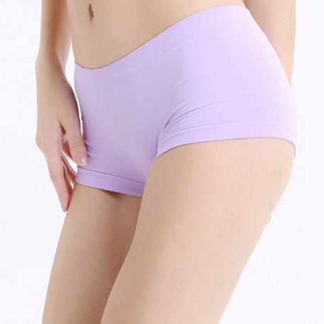 8 Colors Pink Underwear Women Boyshort Women'S Underwear Female Sports Boxer Briefs Breathable Bag Hip Flat Underpanty
