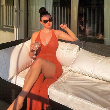 Crochet Beach Cover up See Trough Split Long Maxi Dress